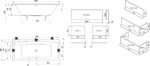 Vaňa FORMY 02 SLIM 1800 x 800 mm, snehobiela