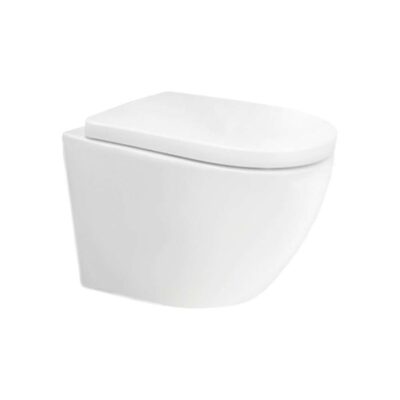 WC závesné kapotované, Smart Flush RIMLESS, 495x360x370, keramické, vr. sedátka, CSS115SN