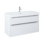 Jika PURE Skrinka s 2 zásuvkami vr.umývadla 1000x440 mm, biela lesklá