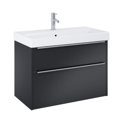 Jika PURE Skrinka s 2 zásuvkami, vr.umývadla 800x540x420 mm, čierna matná