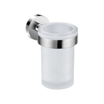 Jika MIO STYLE Držiak kefiek a pasty, matné sklo/chróm