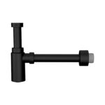 Jika MIO STLYE Umývadlový sifón G5/4"×DN32, ABS, čierna matná