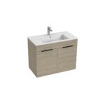 Jika CUBE Skrinka s umývadlom 800x430 mm, 2 dvierka, jaseň