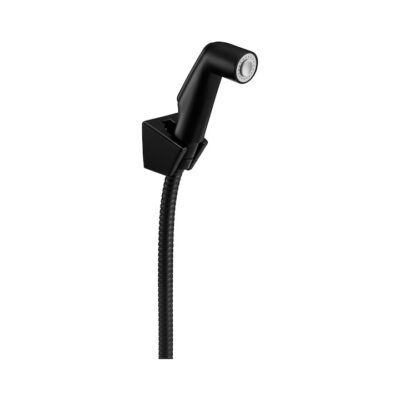 MIO STYLE Bidetová sada ručnej sprchy, sprch. hadice 1,2 m a držiaka, čierna matná
