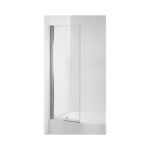 Jika TIGO Vaňová zástena 600 mm Ľ/P, jednodielna, strieborný lesklý profil/číre sklo