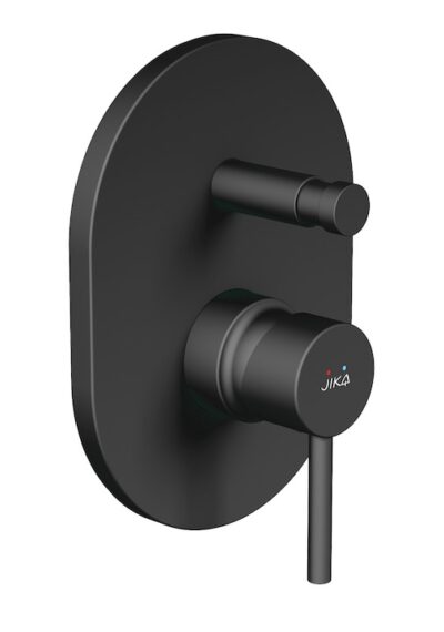 Jika MIO Vaňová podomietková batéria s prepínačom, vr. mosadzného telesa, čierny mat