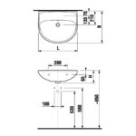 Umývadlo 50 x 41 cm, Lyra Plus, JIKA