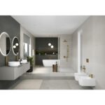 KLUDI BOZZ Umývadlová batéria 100, PUSH OPEN, kartáčované zlato