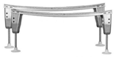 Oceľové nohy pre vane THALLIUM a MODERNA PLUS, samolepiace