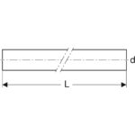 Predĺženie splachovacej rúrky PE 45 mm, di=40 mm