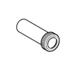 Preĺženie splachovacej rúrky s tesniacou manžetou d=45 mm, L= 18,5 cm