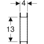 Súprava podpier Geberit pre keramiky WC s malou dosadacou pl