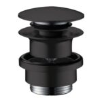 Odtokový ventil push-open, matná čierna
