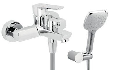 Vaňová nástenná batéria ECO, 150 mm, chróm