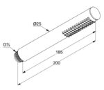 Kludi NOVA FONTE ručná sprcha 1S, matná biela