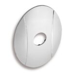 Kryt podomietkového boxu METALIA ovál- chróm