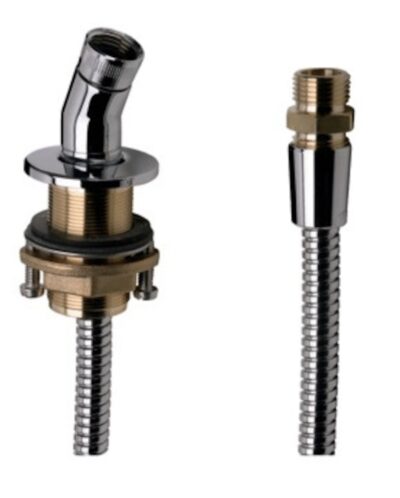 Držiak sprchy na okraj vane s hadinou 2 m, chróm