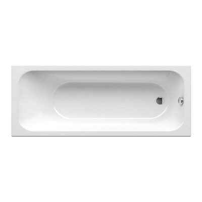 Obdĺžniková vaňa CHROME SLIM 160x70 cm, snehobiela