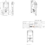 JOMOTech modul pre WC s podom.spl.SLS,H 980mm,90,red.90/110