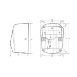 HAKL SR JET 4800 Sušič rúk s HEPA filtrom 800 W, chróm