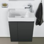 Skrinka pod umývadlo s bočnou policou Laufen PRO S 47x27,5x60,5 cm, grafit