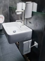 Sušič rúk a automatická vodovodná batéria Jet Dryer DUO 2v1, chróm