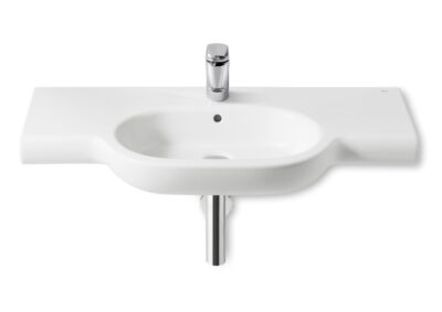 Roca MERIDIAN Umývadlo 100x46 cm, s otvorom pre batériu/s prepadom, biela