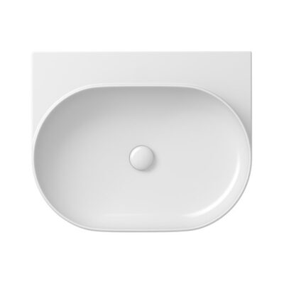 Umývadlo Yard 600 mm, bez prepadu/bez otvoru pre batériu, biela