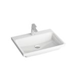 Umývadlo RAVAK Comfort 600 mm, s otvorom pre batériu/bez prepadu, biela