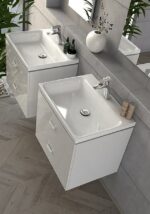 Umývadlo RAVAK Comfort 600 mm, s otvorom pre batériu/bez prepadu, biela
