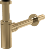 Designový sifón umývadlový DN32, lesklá zlatá