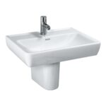 Umývadlo Laufen PRO 550x480 mm, s otvorom pre batériu, LCC biela