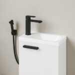 Umývadielko RAVAK Chrome 400x220 mm, s otvorom na batériu vľavo, biela