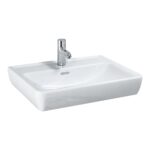 Umývadlo Laufen PRO 600x480 mm, s otvorom pre batériu, LCC biela