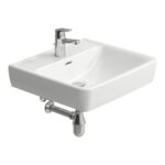 Umývadlo Laufen PRO 600x480 mm, s otvorom pre batériu, LCC biela