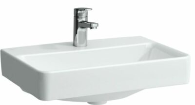 Umývadlo Laufen PRO S 600x380 mm, bez prepadu/s otvorom pre batériu, biela