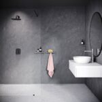 RAVAK Polička Slim C, čierna