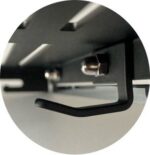 RAVAK Polička Slim C, čierna