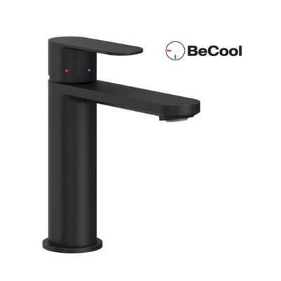 Umývadlová batéria RAVAK BeCool 175 mm, bez výpusti, čierna