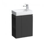 Skrinka pod umývadlo s bočnou policou Laufen PRO S 47x27,5x60,5 cm, grafit