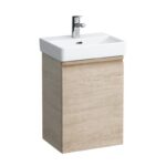 Skrinka pod umývadlo Laufen PRO S 41,5x32x58 cm, pánty vľavo, svetlý dub