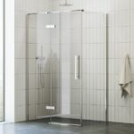 Pevná stena RAVAK Cool! COPS-100, chróm/sklo Transparent