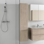 Vysoká skrinka Laufen PRO S 35x33,5x165 cm, pánty vľavo, svetlý dub