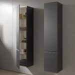 Vysoká skrinka Laufen PRO S 35x33,5x165 cm, pánty vľavo, grafit