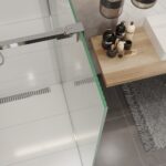 Mereo NOVEA Sprchová stena WALK IN, 1200x2000 mm, chróm ALU/sklo Line