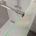 Mereo NOVEA Sprchová stena WALK IN, 1200x2000 mm, chróm ALU/sklo Line