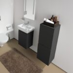 Stredná skrinka Laufen PRO S 35x33,5x100 cm, grafit