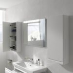 Bočná skrinka Laufen PRO S 85x35x18 cm, pánty vľavo, biela lesklá