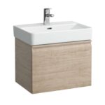 Skrinka pod umývadlo Laufen PRO S 57x45x39 cm, so zásuvkou, svetlý dub