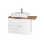 Mereo SIENA Kúpeľňová skrinka 100 cm, biela lesk